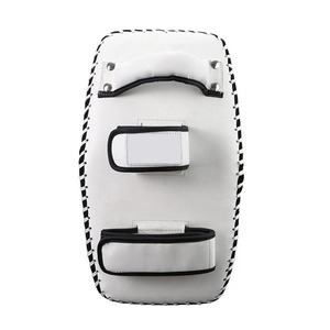 Pads de frappe thaïlandais en cuir PU de haute qualité pour l'entraînement de boxe, MMA et karaté, avec impression de logo personnalisée - Product Image 2