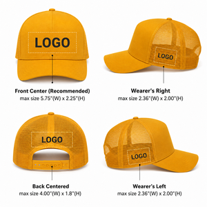 Gorra Trucker Clásica con Panel Frontal de Pana y Parte Trasera de Malla de Poliéster, Logotipo Bordado Personalizado, Directo de Fábrica - Product Image 1
