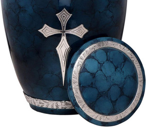 โกศบรรจุอัฐิสำหรับผู้ใหญ่ โกศตกแต่งสำหรับงานศพ โกศฝังศพสำหรับชายและหญิง โกศทำมือ - Product Image 6