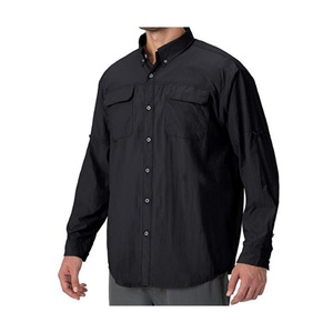 Camisas Safari Personalizadas de Manga Larga para Hombre, 100% Poliéster, Camuflaje, UPF 50+, Ligeras, de Secado Rápido, para Senderismo, Pesca, Protección UV - Product Image 4