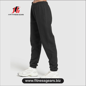 กางเกงฟลีซผู้หญิง JUST FITNESS GEARS เอวกลาง ทรงหลวม ความยาวเต็มตัว สีพื้น สวมใส่สบายๆ สำหรับฤดูใบไม้ร่วง - Product Image 3