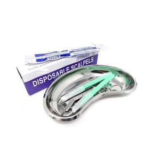 Bol réniforme, plateau, bassin, instruments dentaires et chirurgicaux en acier inoxydable, set de scalpels SURGINEXA SOA-5547987249121 - Product Image 3