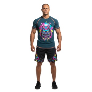 Camiseta de Cuello Redondo para Hombre, Transpirable, de Algodón Suave, Ajuste Cómodo, Impresión de Logotipo Personalizado, Venta al por Mayor, Moda Casual, Manga Corta - Product Image 5