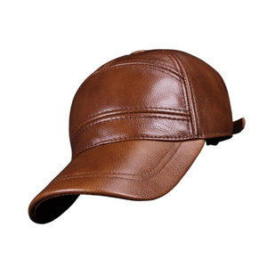 Casquette de baseball unisexe haut de gamme avec cache-oreilles, chapeau d'hiver chaud pour l'extérieur, en toile, doux au toucher, de luxe - Product Image 6