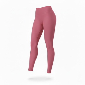 Leggings Deportivos de Cintura Alta con Efecto Push-Up para Mujer, Personalizables con Logotipo, Spandex/Poliéster, Secado Rápido, Transpirables, Sin Costuras, para Yoga, Pierna Izquierda - Product Image 4