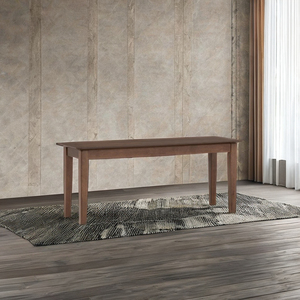 Chaise de salle à manger au design minimaliste en finition noyer, au design contemporain pour salle à manger, cuisine, couloir - Product Image 1