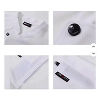 Tenue de restaurant respirante, chemise de travail de cuisine, veste de chef à manches courtes pour hommes et femmes, uniforme de service alimentaire et de cuisine