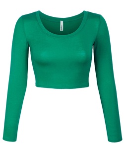 Nouveau Crop Top Décontracté à Col Rond pour Femme Grande Taille, Personnalisable avec Logo Imprimé et Motifs Tendance - Product Image 1