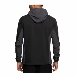 Veste coupe-vent pour homme à prix abordable, designs entièrement personnalisés, couleurs contrastées tendance. - Product Image 2