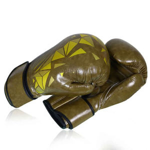 Fabrication en usine sur mesure, gants de boxe No Boxing No Life, cuir de vache véritable, gants de compétition de kickboxing personnalisés - Product Image 4