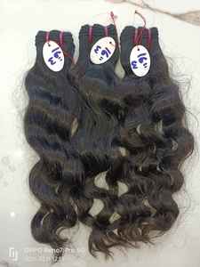 Meilleure Vente : Extensions de Cheveux Humains Remy 20 Pouces, Double Trame Faite à la Machine, Cheveux Birmans Bouclés, Ondulation Naturelle, Cheveux Bruts Cambodgiens - Product Image 2