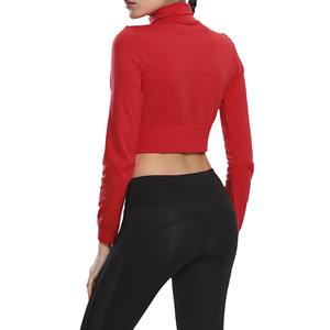 OEM Customized Fitness Clothing Hooded <b>Yoga</b> <b>Jacket</b> Slim Fit Thumb Hole Fitness Track <b>Jacket</b> for Women's - Product Image 2