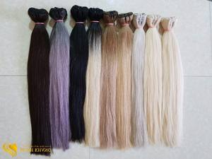 Extensiones de Cabello Remy Vietnamita 100% Virgen, Negro/Marrón, Cutícula Alineada, con Cinta Adhesiva, Decoloradas, Premium - Product Image 6