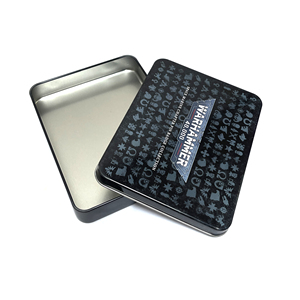 Caja Metálica Rectangular Personalizada con Tapa Deslizante para Colección de Insignias - Product Image 1