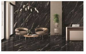 Dalles de porcelaine de luxe 80x160cm, technologie de glaçure avancée, carreaux pour projets architecturaux haut de gamme, effet marbre véritable - Product Image 2