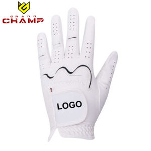 Guantes de Golf de Piel de Oveja Genuina de Alta Calidad con Diseño Totalmente Nuevo y Logotipo Personalizado, Antideslizantes, Unisex, de Alto Rendimiento para Uso Deportivo - Product Image 2