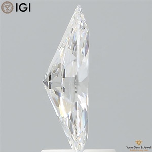 Diamante Cultivado en Laboratorio CVD de 1.50 Quilates, Corte Marquesa, Color D, Claridad VS1, con Certificado IGI, para Joyería Fina, Diseño Personalizado - Product Image 3