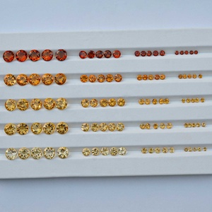 Piedra preciosa de corte redondo de citrino Natural de 2mm-10mm para la fabricación de joyas de oro Compre piedras preciosas calibradas Proveedor en línea Regalos de piedra natal - Product Image 2