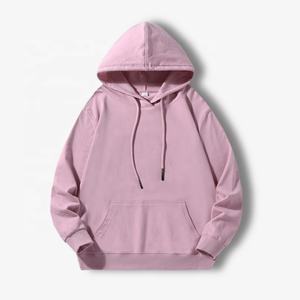 Sweat-shirt à capuche polaire personnalisé pour homme, prix de gros, chaud et uni pour l'hiver, style streetwear - Product Image 6