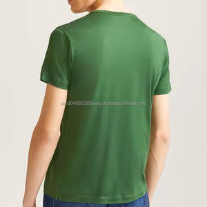 T-shirt pour homme de haute qualité, coupe ample et carrée, design simple et uni, couleurs unies, style streetwear, couleurs vierges pour la personnalisation - Product Image 4