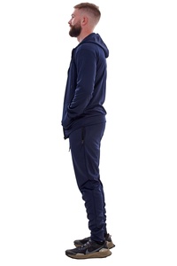 Mens <b>Plain</b> <b>Tracksuit</b> Zipper Polyester Cotton Blend Joggers Personalized Logo Embroidery <b>Plain</b> Color Best Quality Custom Color - Product Image 6