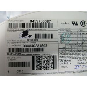 1 lot de 240 connecteurs MOLEX 0459703387 SEARAY PLUGASSY 4 - Équipements et pièces semi-conductrices d'occasion fiables à l'échelle mondiale - Product Image 5