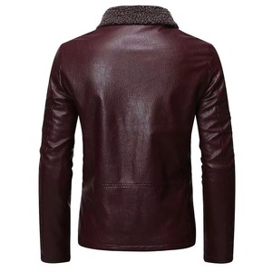 Hot Selling Men's Leather Jacket High Quality Winter Autumn Style Factory Direct New Custom Fur Leather Jackets by <b>Maximize</b> Wear - Product Image 2