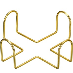 Soporte Decorativo de Metal Negro para Posavasos, Soporte de Alambre para Posavasos de Mesa, Estante de Almacenamiento Moderno para Posavasos de Bebidas para Mesa de Comedor, Bar, Cocina - Product Image 3