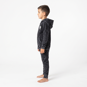 Conjunto de Sudadera con Capucha y Pantalón de Chándal para Niños, 100% Algodón, Lavado Ácido, con Cremallera Completa, Personalizable, Casual, para Niños y Niñas, Venta al por Mayor - Product Image 4