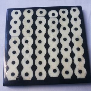 Posavasos con incrustaciones de resina hechos a mano con granos de café reales, perfectos para los amantes del café, decoración de mesa y accesorios, alfombrillas y almohadillas - Product Image 1