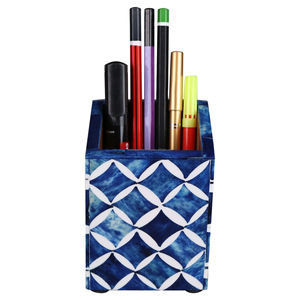 Porte-stylo élégant en incrustation d'os, écologique, fait à la main, organisateur de bureau en bois, support à crayons élégant, porte-papeterie de bureau, support de table - Product Image 2