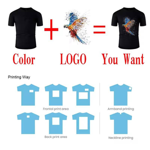 T-shirt homme personnalisé en coton 100% uni, surdimensionné, impression possible, 200 g/m², tissu épais - Product Image 6