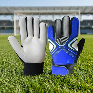 Guantes de portero de fútbol duraderos cómodos profesionales para Partido de entrenamiento guantes de pulsera elásticos - Product Image 4