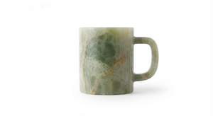 Taza de Ónix Verde Natural IMPEX PAKISTAN 2026, Tallada a Mano, para Té y Café, Feng Shui, para Hogar, Oficina, Regalo - Product Image 3