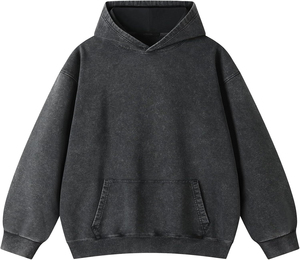 Sudadera con capucha para mujer de primera calidad, con lavado ácido, diseñada con un ajuste cómodo, tela transpirable y costuras duraderas para una comodidad que perdura. - Product Image 1