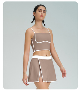 Conjunto de Ropa de Tenis Personalizada al por Mayor OEM 2026 para Mujer, Incluye Sujetador Deportivo y Falda de Tenis, Conjunto Deportivo de 2 Piezas de Secado Rápido - Product Image 6