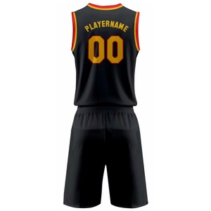 Uniformes de basket-ball sur mesure, prix compétitif, bonne qualité, séchage rapide, 100% polyester, en vente - Product Image 3