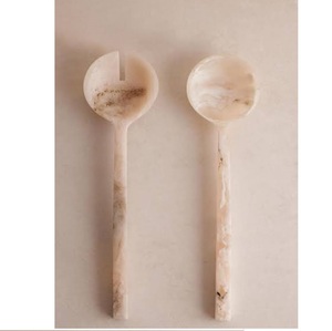 Juego de Cubiertos Decorativos de Madera para Ensaladas con Mango de Resina, Utensilios de Cocina Ecológicos y Ligeros para el Hogar - Product Image 5