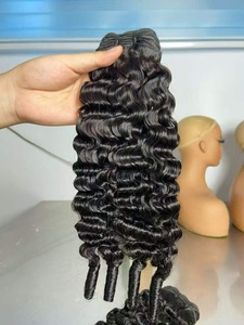 Cabello rizado natural negro para mujeres, fácil de llevar y usar, indio, compre directamente del proveedor indio a precio de fábrica. - Product Image 3
