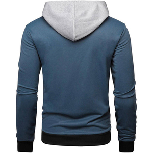 Sweat à capuche pour homme en mélange polyester/coton respirant, style unique, décontracté, nouvelle collection, en polaire unie, en promotion - Product Image 2