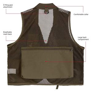Gilet de pêche polyvalent V1 pour femmes avec dos en maille, gilet de pêche utilitaire - Product Image 4