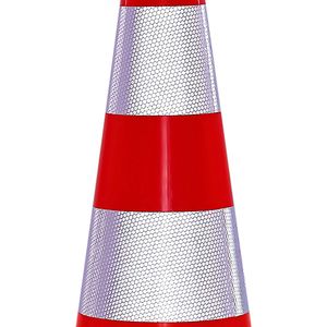 12 Coni di Sicurezza Arancioni in PVC da 28 Pollici con 2 Collari Riflettenti, Cono Stradale con Base Appesantita - Product Image 6