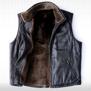 Gilet en peau de mouton pour homme - Product Image 3