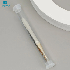 Pince à épiler sourcils 2-en-1 couleur argent et or, meilleure pince à épiler sourcils en acier inoxydable à pointe inclinée, outils d'épilation du visage - Product Image 2