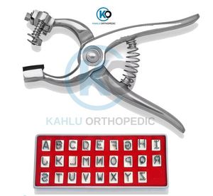 ชุดอุปกรณ์เย็บหูสุนัขคุณภาพสูงและคีมสักลาย ใช้ซ้ำได้ สำหรับสัตวแพทย์และศัลยกรรมกระดูก KAHLU ORTHOPEDIC - Product Image 5