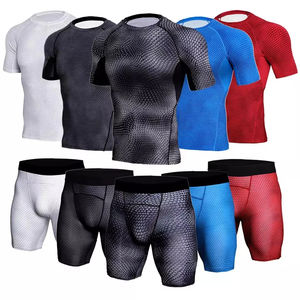 Ensemble de course à compression sur mesure pour hommes GAF, kits de vêtements de sport sublimés, tenues de sport respirantes et ajustées personnalisées - Product Image 3