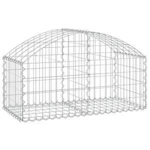 ตะกร้าเหล็กชุบสังกะสีขนาด 39.4 x 19.7 x 23.6 นิ้ว สำหรับทำรั้ว โครงตาข่าย และประตู - Product Image 2