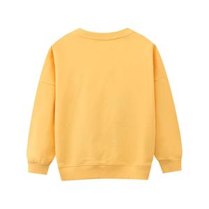 Sweat-shirt pour bébé, haut imprimé, col rond, manches longues, décontracté, hiver, personnalisable, doublé, 100% coton polaire - Product Image 2