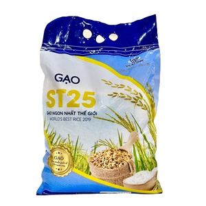 ข้าวพรีเมียม ST25 ข้าวที่ดีที่สุดในโลก |   ข้าวเมล็ดยาว |   ขายส่งสินค้าสำหรับส่งออก บรรจุภัณฑ์ขนาด 5 กก. ถึง 50 กก. ติดต่อคุณเคย์ลา +84 85 693 9777 - Product Image 1