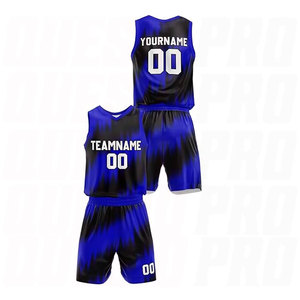 Ensemble Maillot et Short de Basketball Personnalisé Haut de Gamme Respirant pour Adultes – Modèle Rond Halftone Royal – Vêtement de Sport Très Vendu - Product Image 3